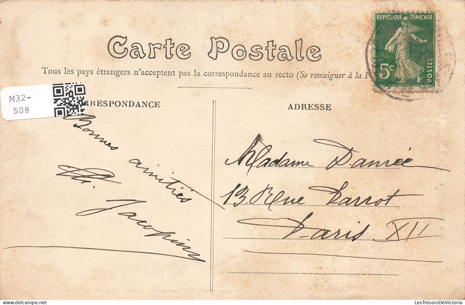 FRANCE - Varengeville - Vue Générale De La Gorge De Morville - Carte Postale Ancienne - Varengeville Sur Mer