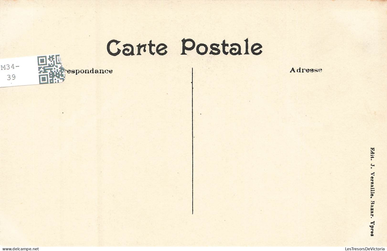 BELGIQUE - Ypres - Porte Du Marché Aux Poissons -  Carte Postale Ancienne - Ieper