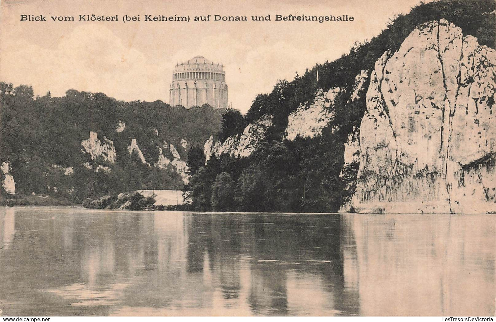 ALLEMAGNE - Kelheim - Blick Vom Kloster Auf Donau Und Befreiungshalle - Carte Postale Ancienne - Kelheim
