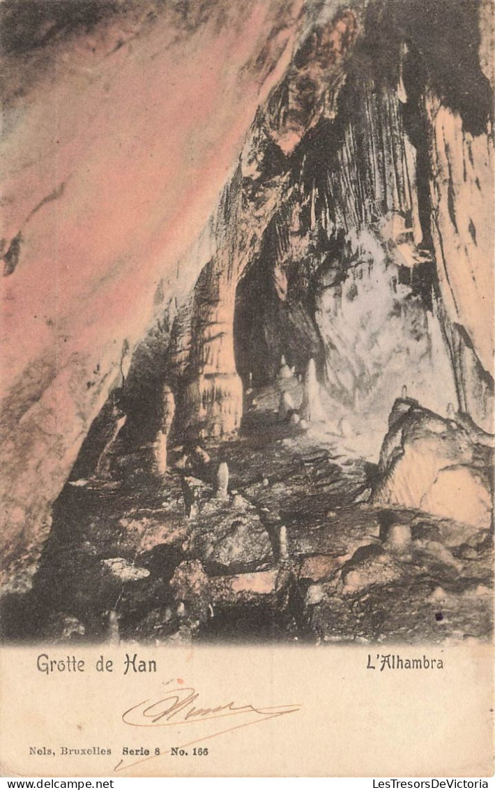 BELGIQUE - Grotte De Han - L'Alhambra - Nels - Dos Non Divisé - Carte Postale Ancienne - Rochefort