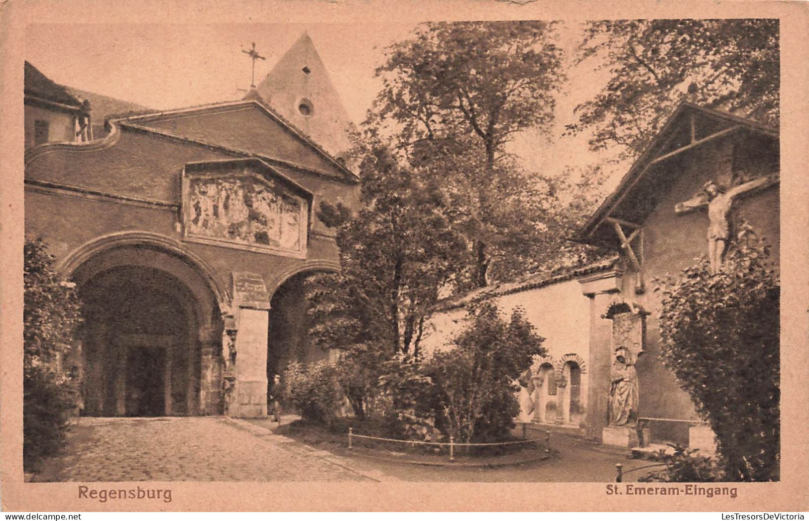 ALLEMAGNE - Regensburg - St Emeram-Eingang - Carte Postale Ancienne - Regensburg