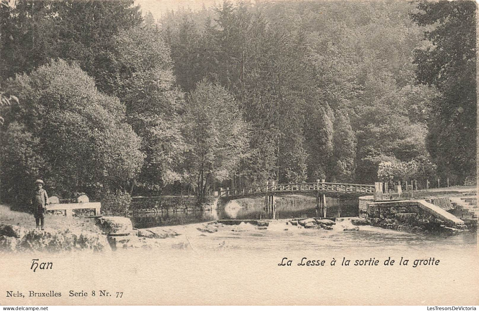 BELGIQUE - Han - La Lesse à La Sortie De La Grotte - Dos Non Divisé - Carte Postale Ancienne - Rochefort