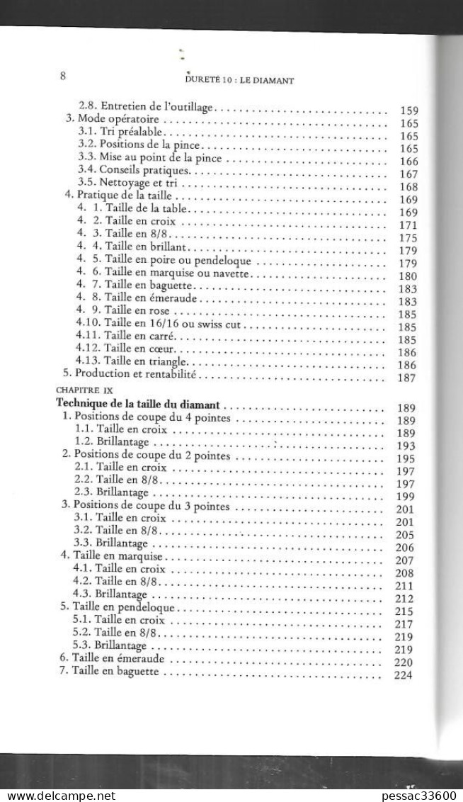 Le Diamant. Dureté 10  Vleeschdrager Eddy  BR BE Edition Gaston  Lachurie 1983  2ème édition – Le Livre De Référence - Picardie - Nord-Pas-de-Calais