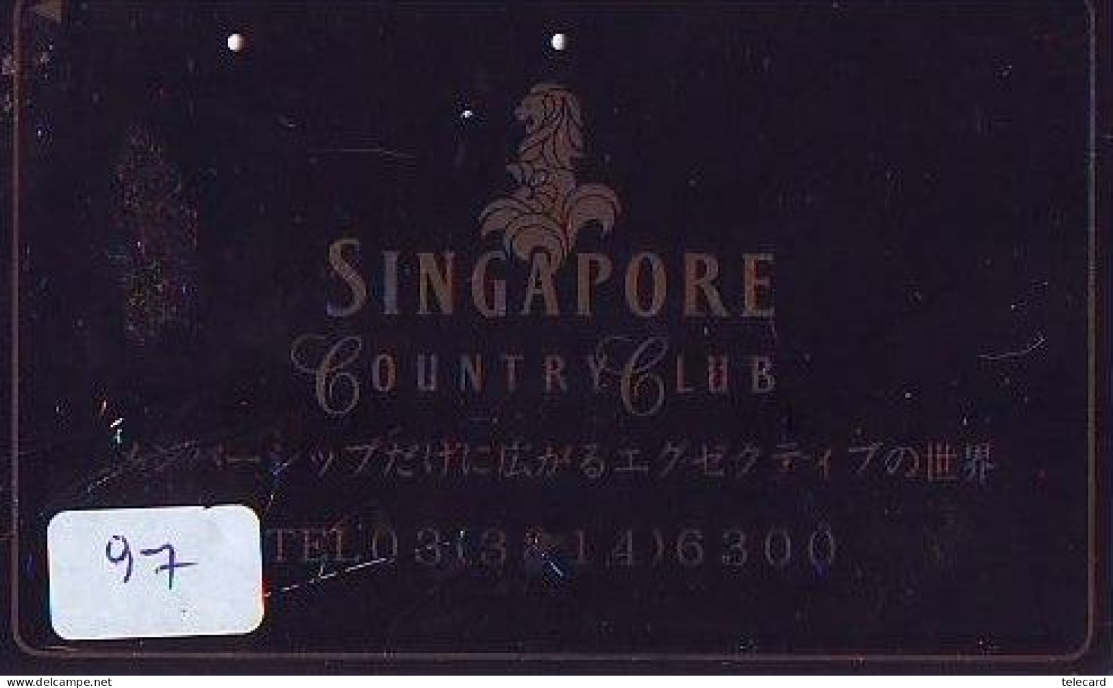 Telecarte SINGAPORE Reliée (97) - Telefonkarte SINGAPORE Verbunden - Phonecard SINGAPORE Related - Japan - Landschappen