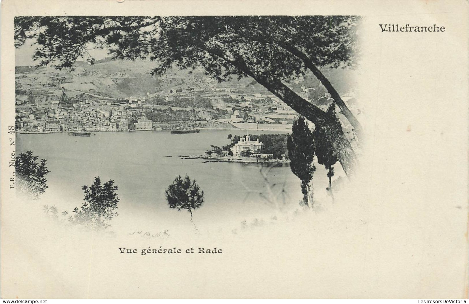 FRANCE - Villefranche - Vue Générale Et Rade - Carte Postale Ancienne - Villefranche-sur-Mer