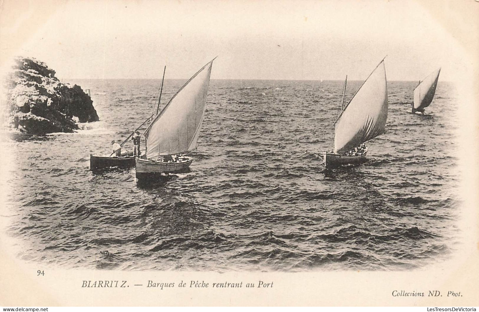 FRANCE - Biarritz - Barques De Pêche Rentrant Au Port - Carte Postale Ancienne - Biarritz