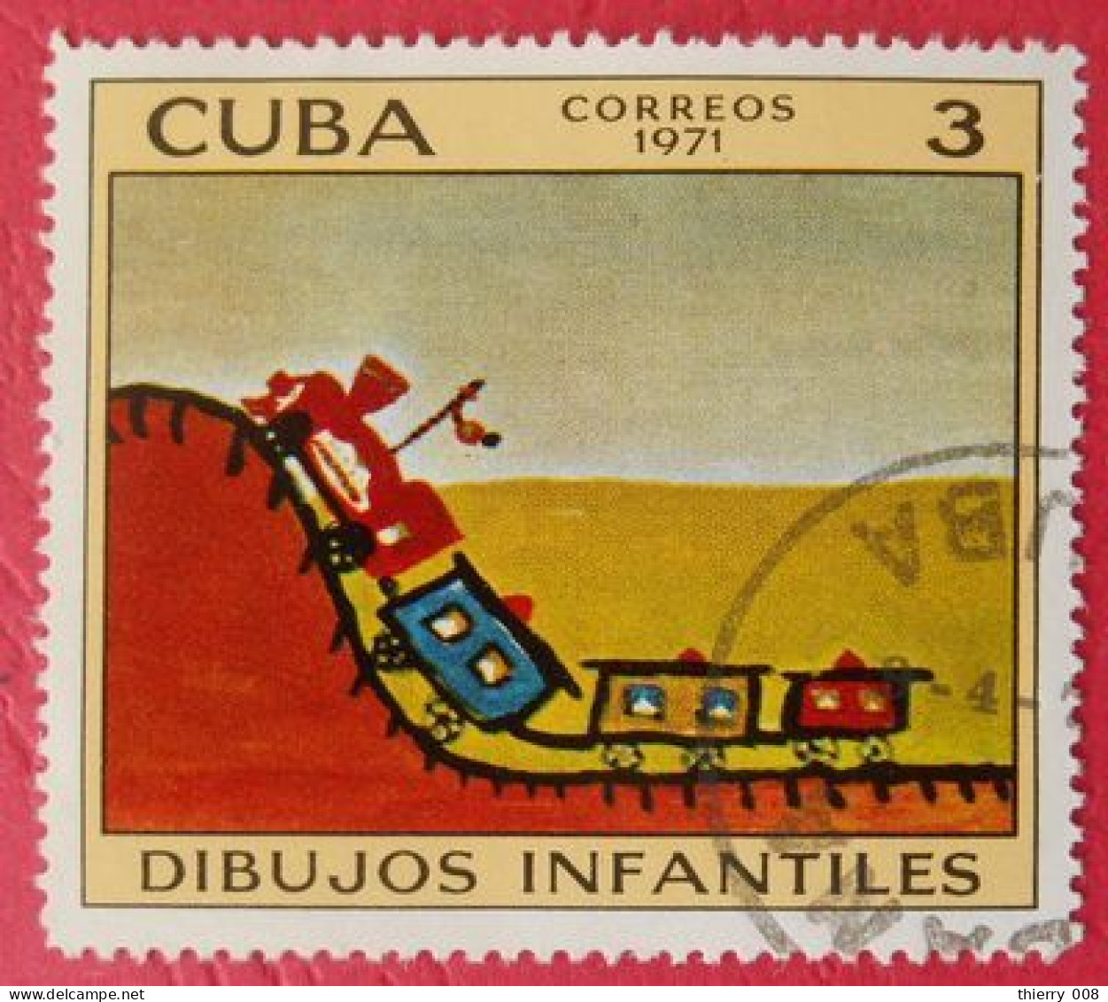 F18 Cuba Dibujos Infantiles Jeu D’enfant Train - Non Classés