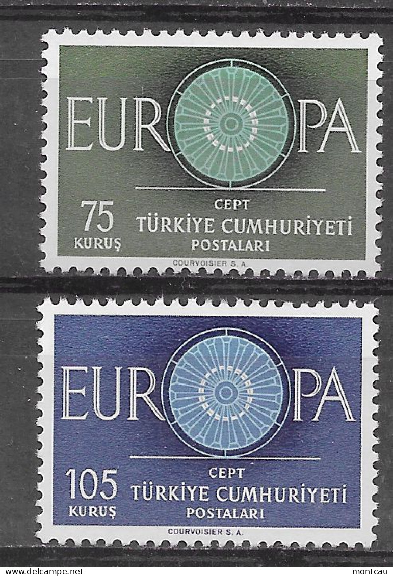 Turquia 1960.  Europa Mi 1774-75  (**) - 1960