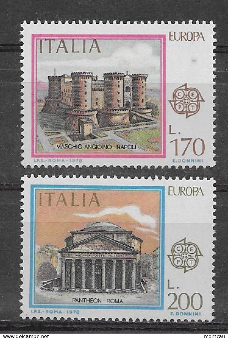 Italia 1978.  Europa Mi 1607-08  (**) - 1978