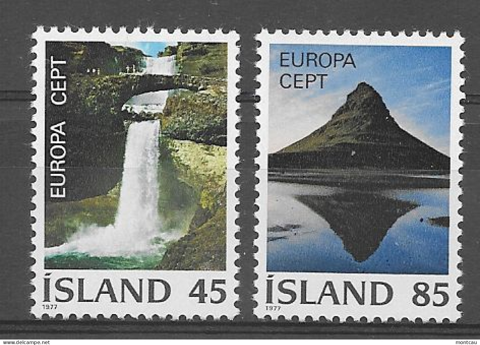 Islandia 1977.  Europa Mi 522-23  (**) - 1977