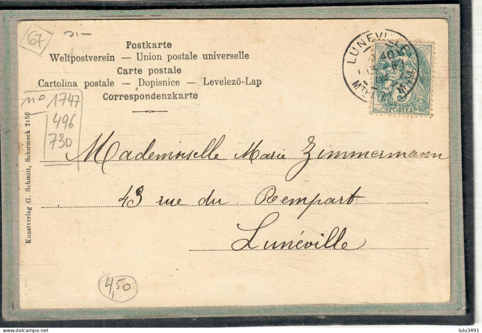 CPA - ROTHAU (67) - Aspect Du Quartier Du Déversoir En 1904 - Carte Colorisée - Rothau