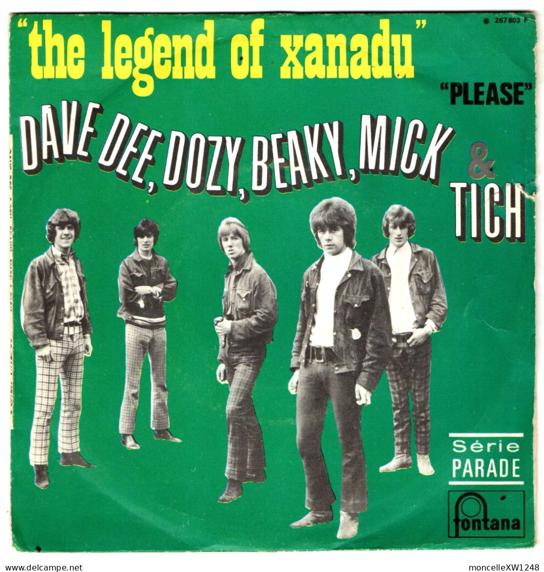 Dave Dee, Dozy, Beaky, Mick & Tich - 45 T SP The Legend Of Xanadu (1968) - Disco & Pop