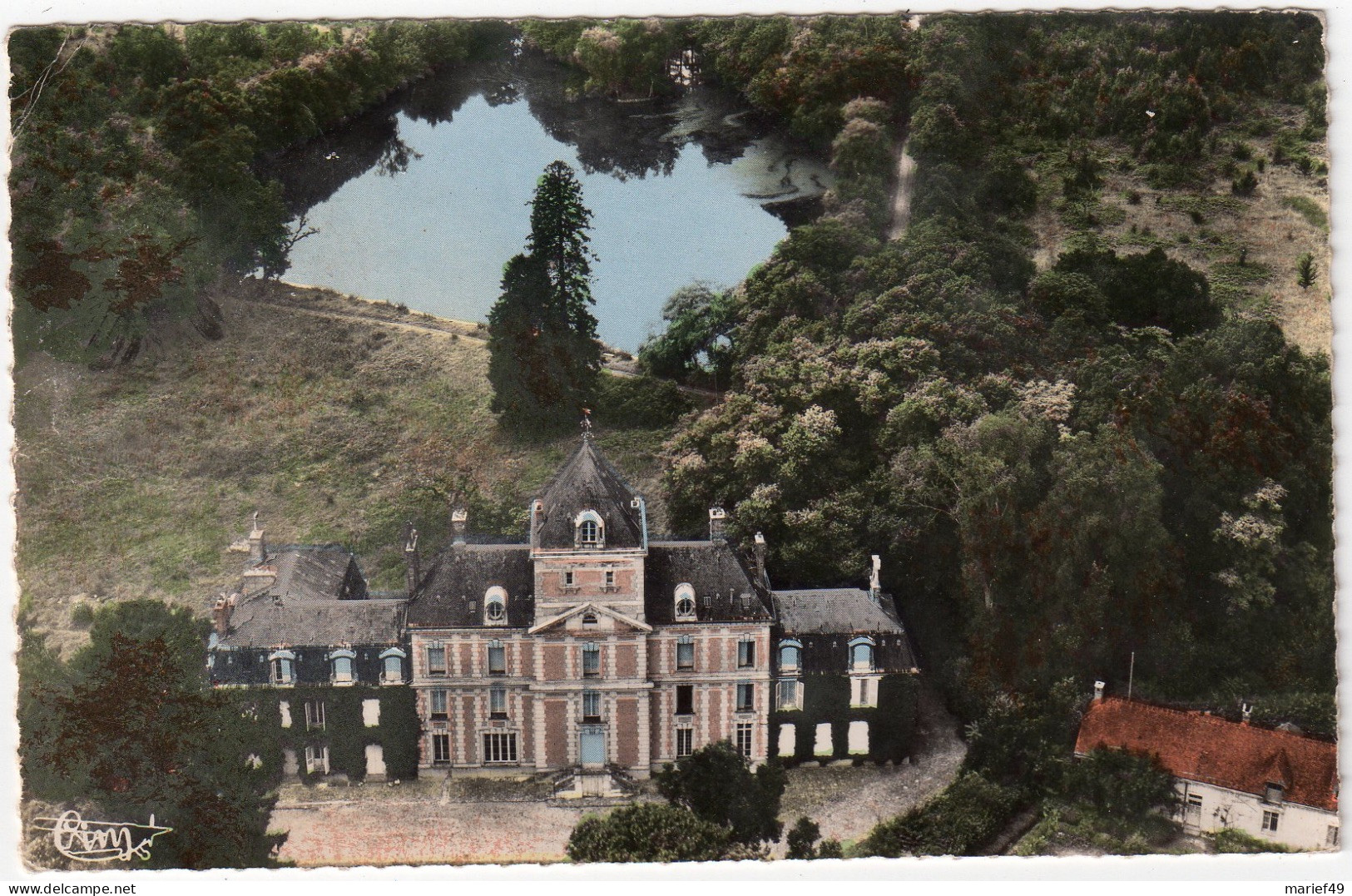 LES ESSARTS LE ROI (78) CHATEAU DE L'ARTOIRE, VUE AÉRIENNE - Les Essarts Le Roi