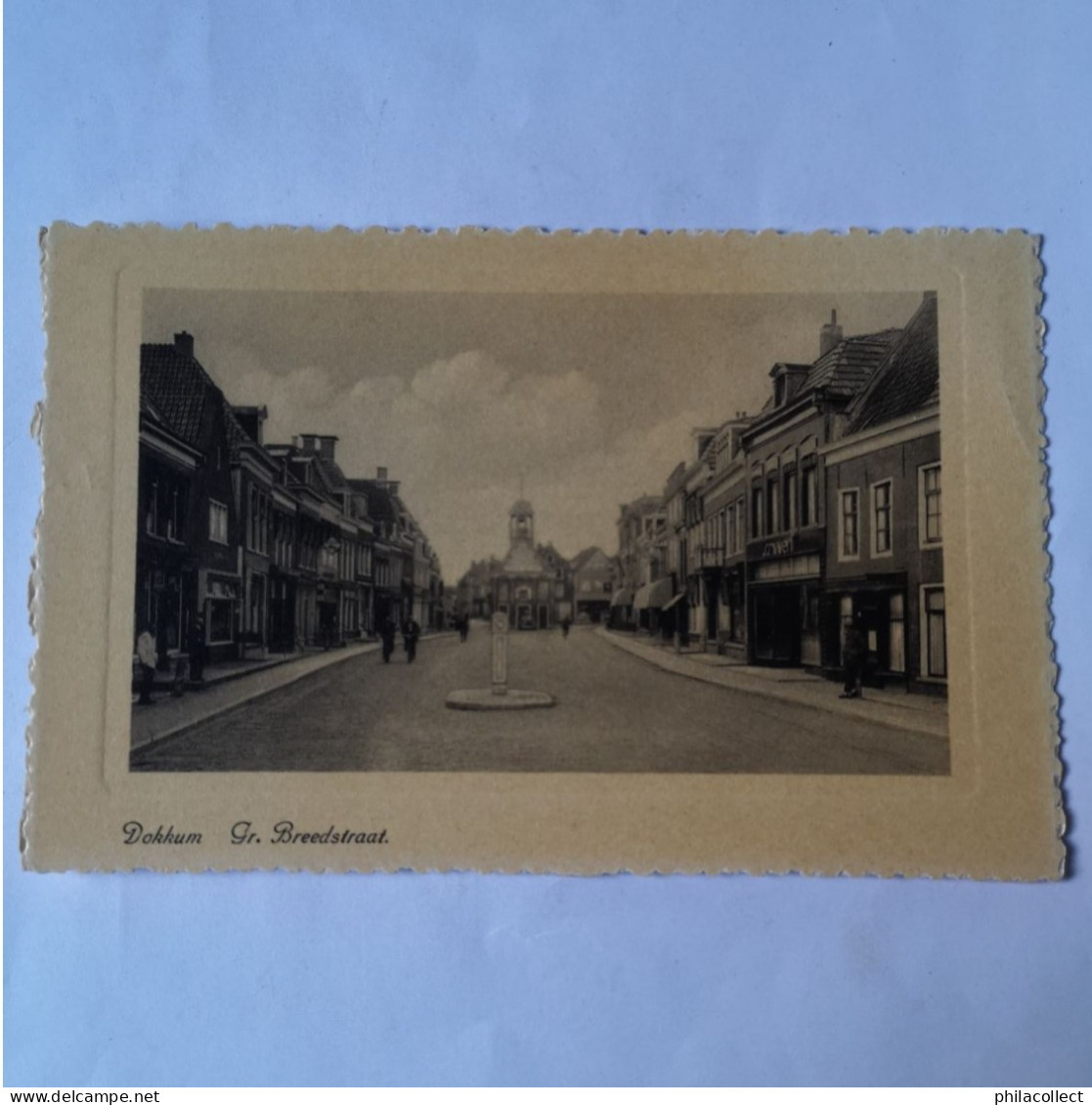 Dokkum (Frl.) GR. Breedstraat 1947 - Dokkum
