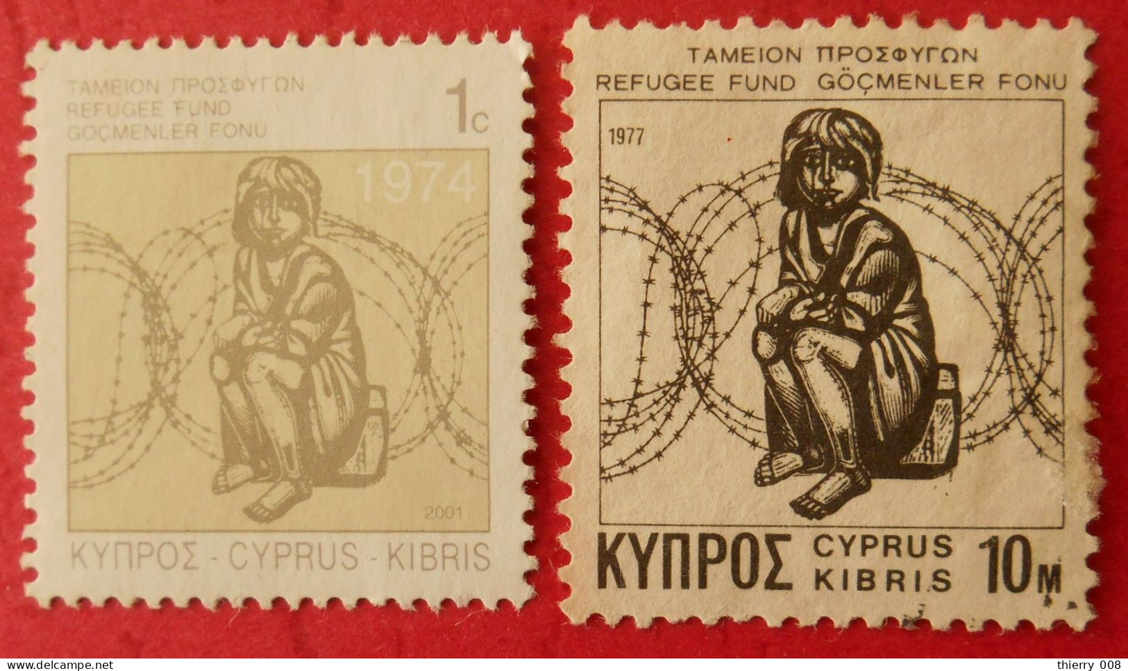 F94 Cyprus Kibris Chypre  Fond Pour Les Réfugiés - Refugiados