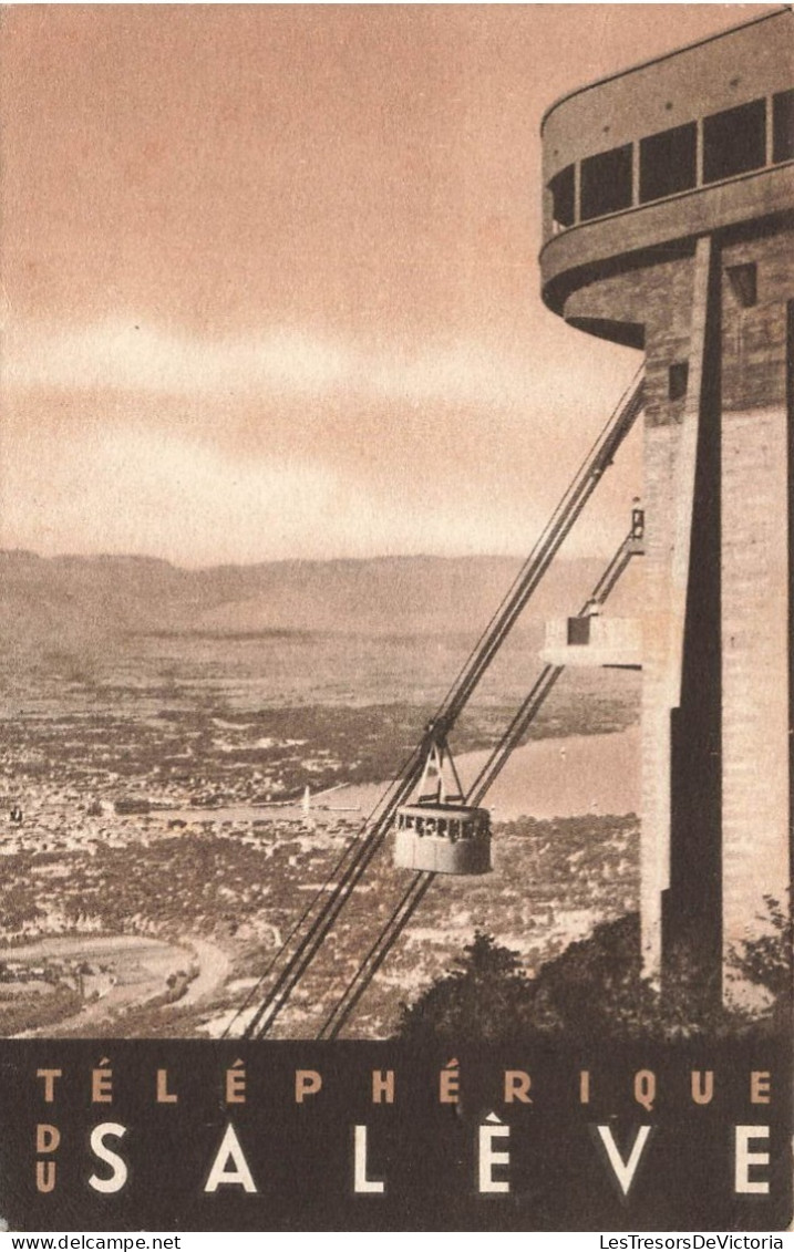 FRANCE - Haute Savoie -  Téléphérique Du Salève - ALt 1200m - Carte Postale Ancienne - Andere & Zonder Classificatie