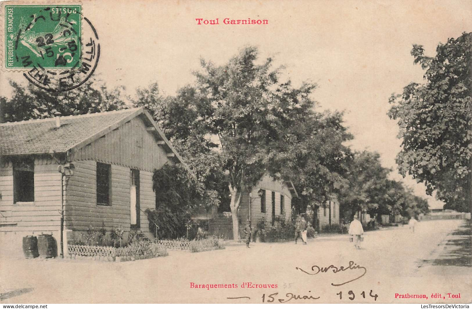FRANCE - Toul Garnison - Baraquements D'Ecrouves - Carte Postale Ancienne - Toul