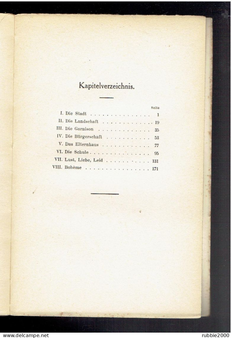 JUGENDERINNERUNGEN EINES METZERS 1934 HERMANN WENDEL EDITEUR LIBRAIRIE DE LA MESANGE A STRASBOURG - Other & Unclassified
