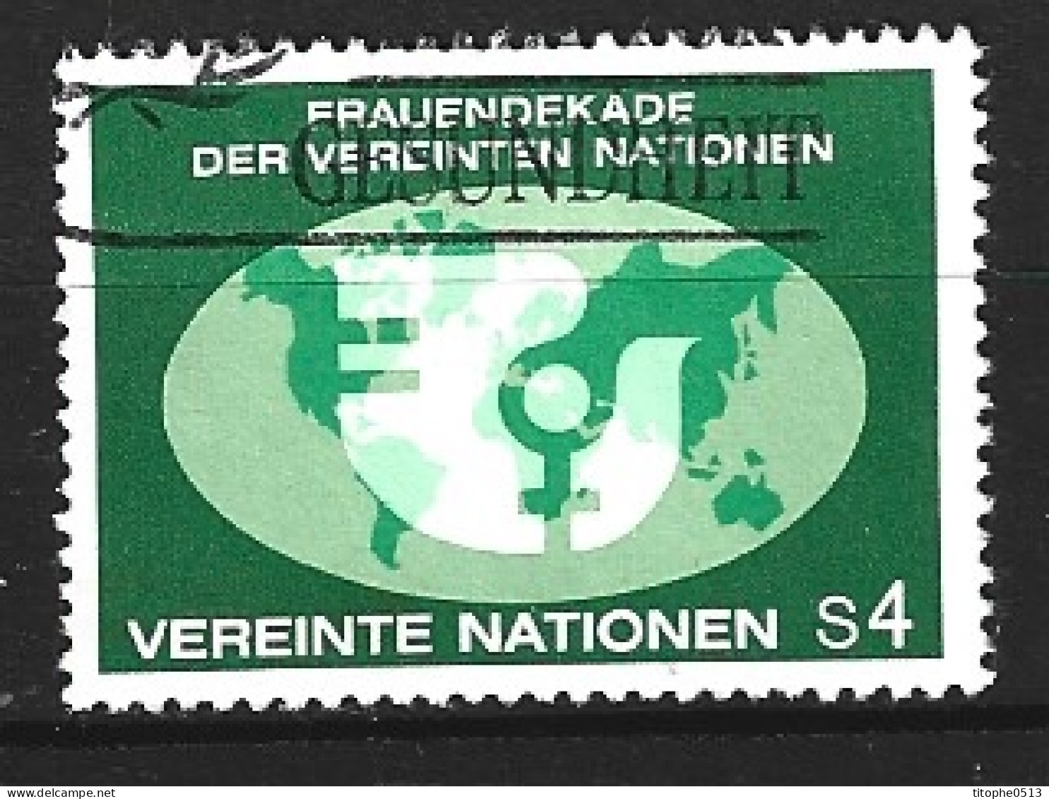 ONU VIENNE. N°9 Oblitéré De 1980. Décennie Des Nations Unies Pour La Femme. - Gebruikt