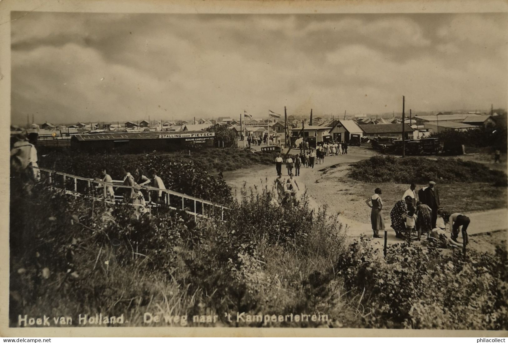 Hoek Van Holland / De Weg Naar 't  Kampeerterrein 1931 - Hoek Van Holland