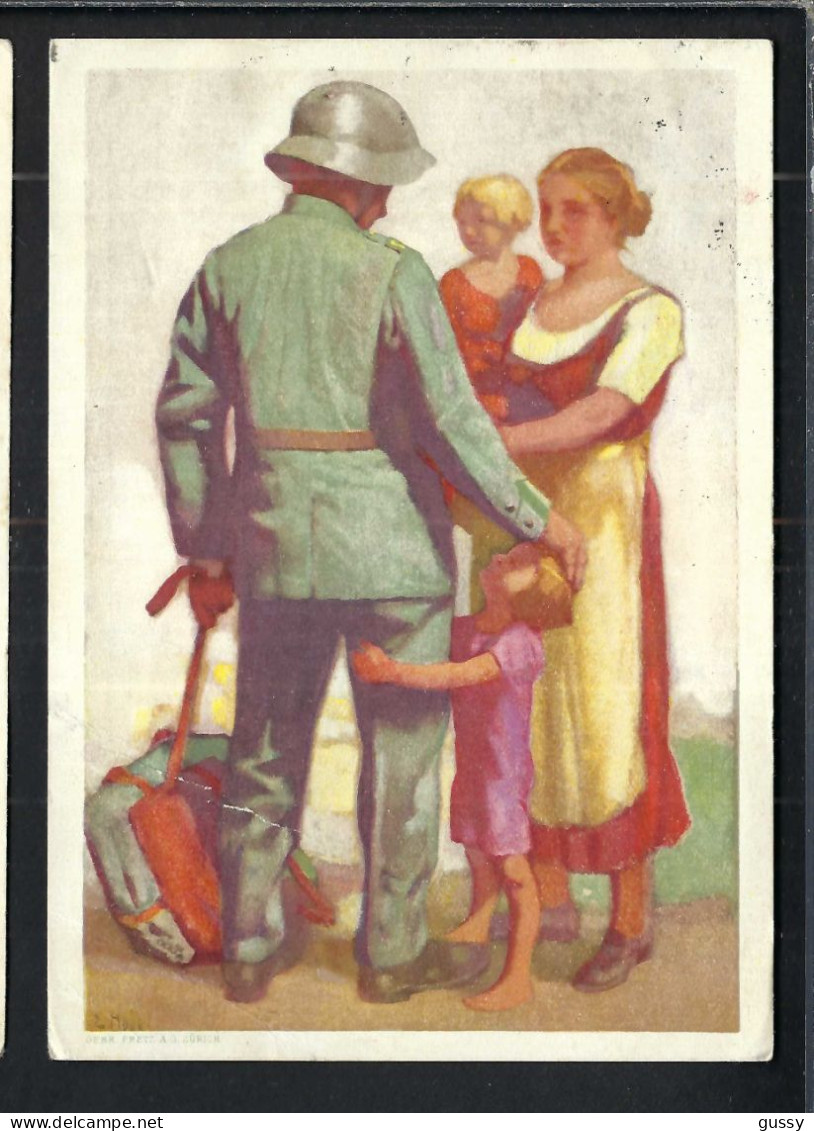SUISSE Ca.1929: CP Ill. Entier De 10c De La Fête Nationale Suisse, Neuve - Entiers Postaux
