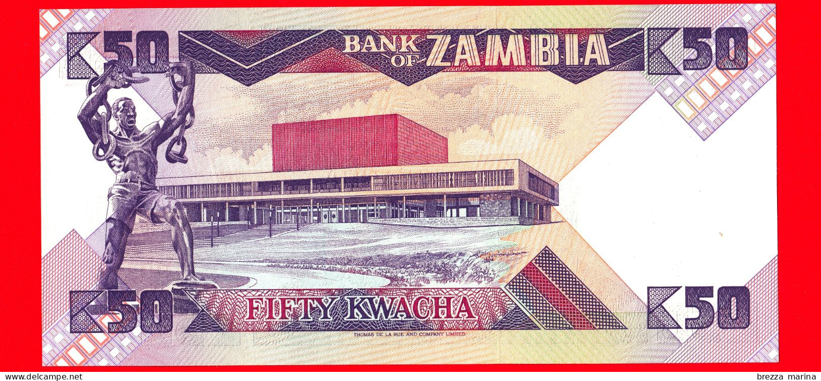 Nuovo - MNH - ZAMBIA - 1986-1988 - Banconota (45/F 499140) - FDS - Bank Of Zambia - 50 Kwacha - Sambia