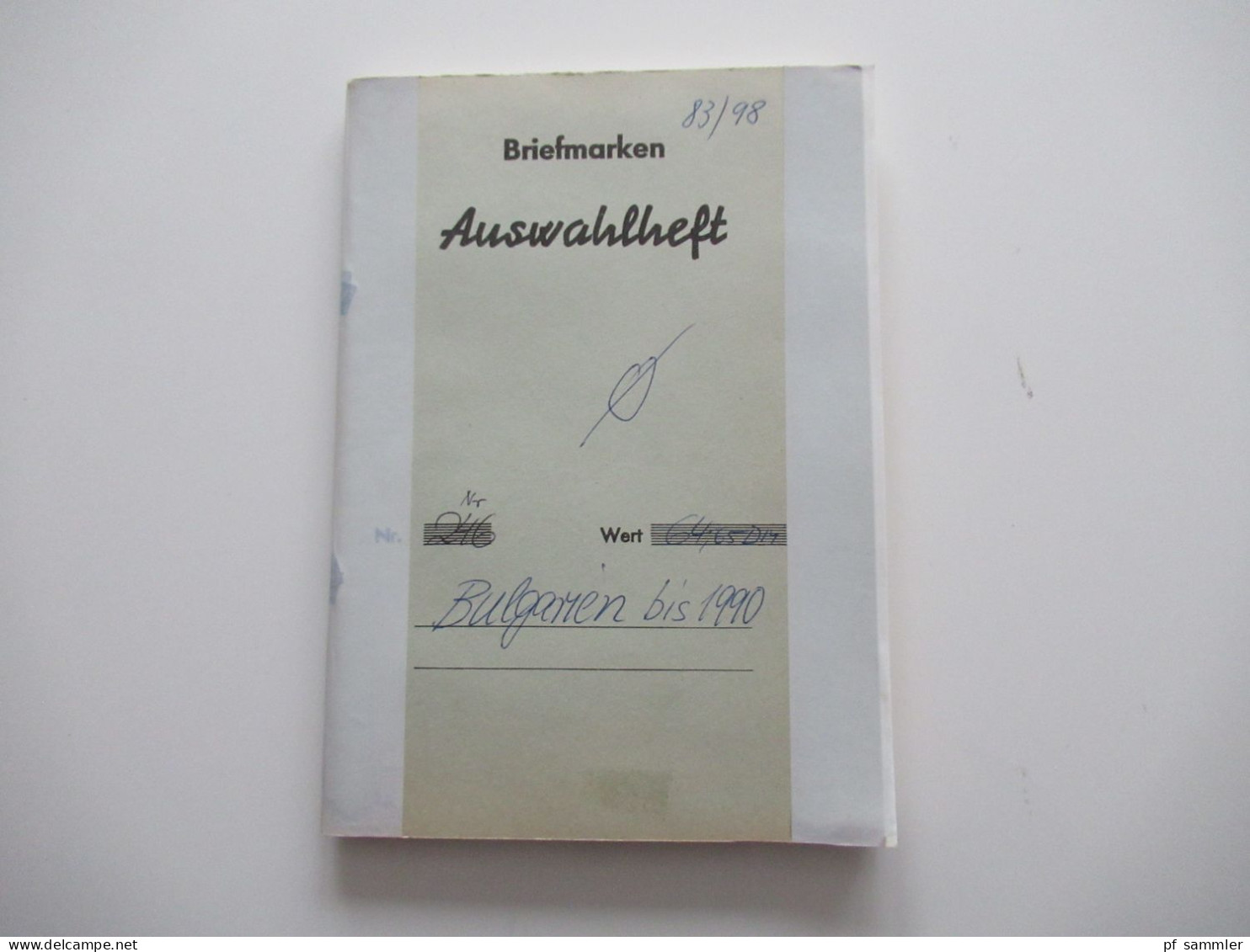 Sammlung / Interessantes Auswahlheft Bulgarien Ab Ca. 1960er - 1990 Viele Gestempelte Marken / Fundgrube!?! - Colecciones (en álbumes)