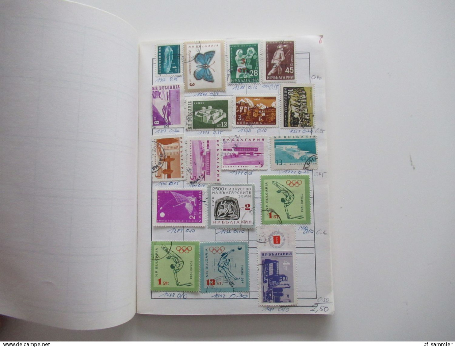 Sammlung / Interessantes Auswahlheft Bulgarien Ab Ca. 1960er - 1990 Viele Gestempelte Marken / Fundgrube!?! - Collections (with Albums)