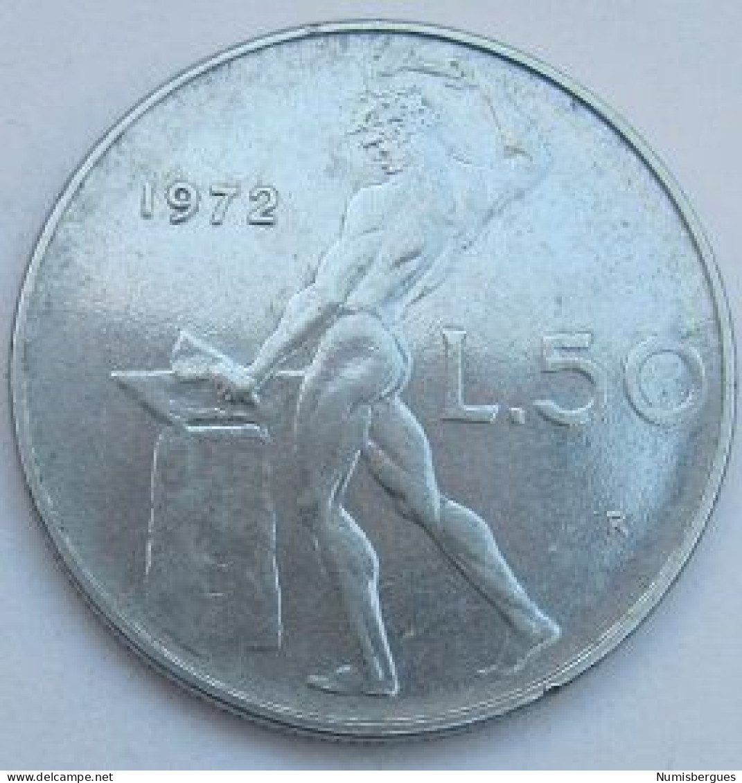 Pièce De Monnaie 50 Lire 1972 - 50 Lire