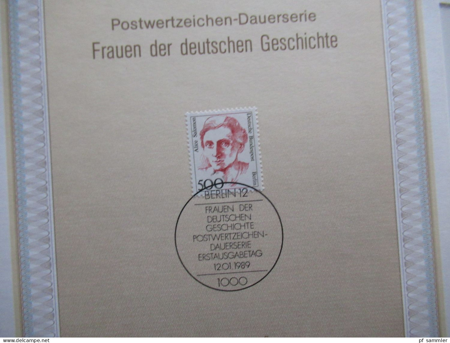 Berlin (West) Freimarken Frauen Und 1x Indistrie Und Technik ETB Mit Der Guten Nr.830 (Frauen 500 Pfennig) - Cartas & Documentos