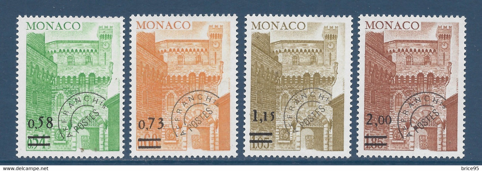 Monaco - Préoblitéré - YT N° 50 à 53 ** - Neuf Sans Charnière - 1978 - Préoblitérés