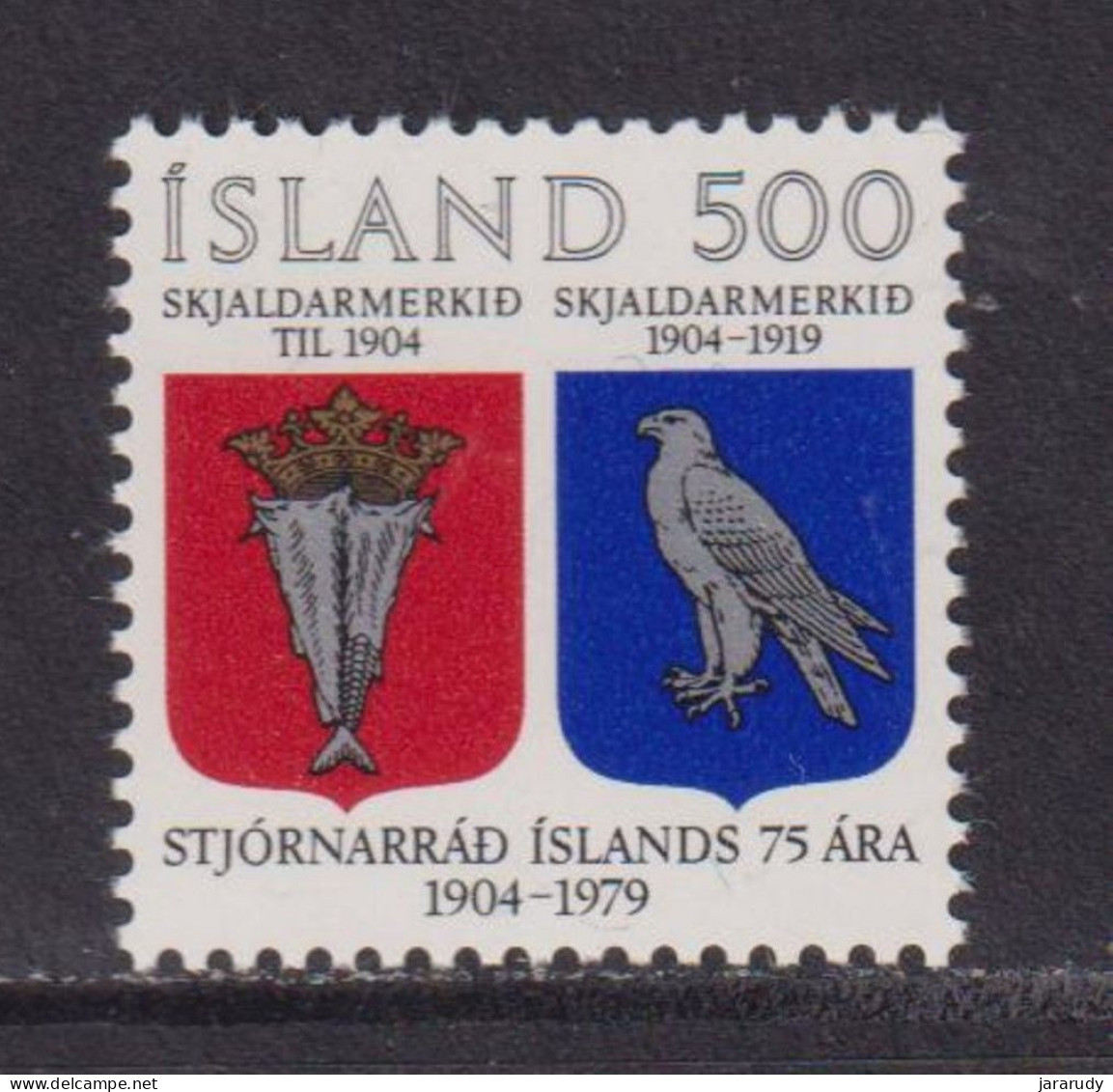 ISLANDIA ANIVERSARIO 1979 Yv 497 MNH - Unused Stamps