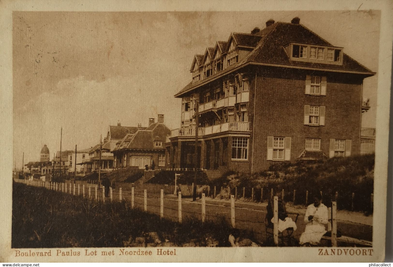 Zandvoort // Boulevard Paulus Lot Met Noordzee Hotel 1928 - Zandvoort