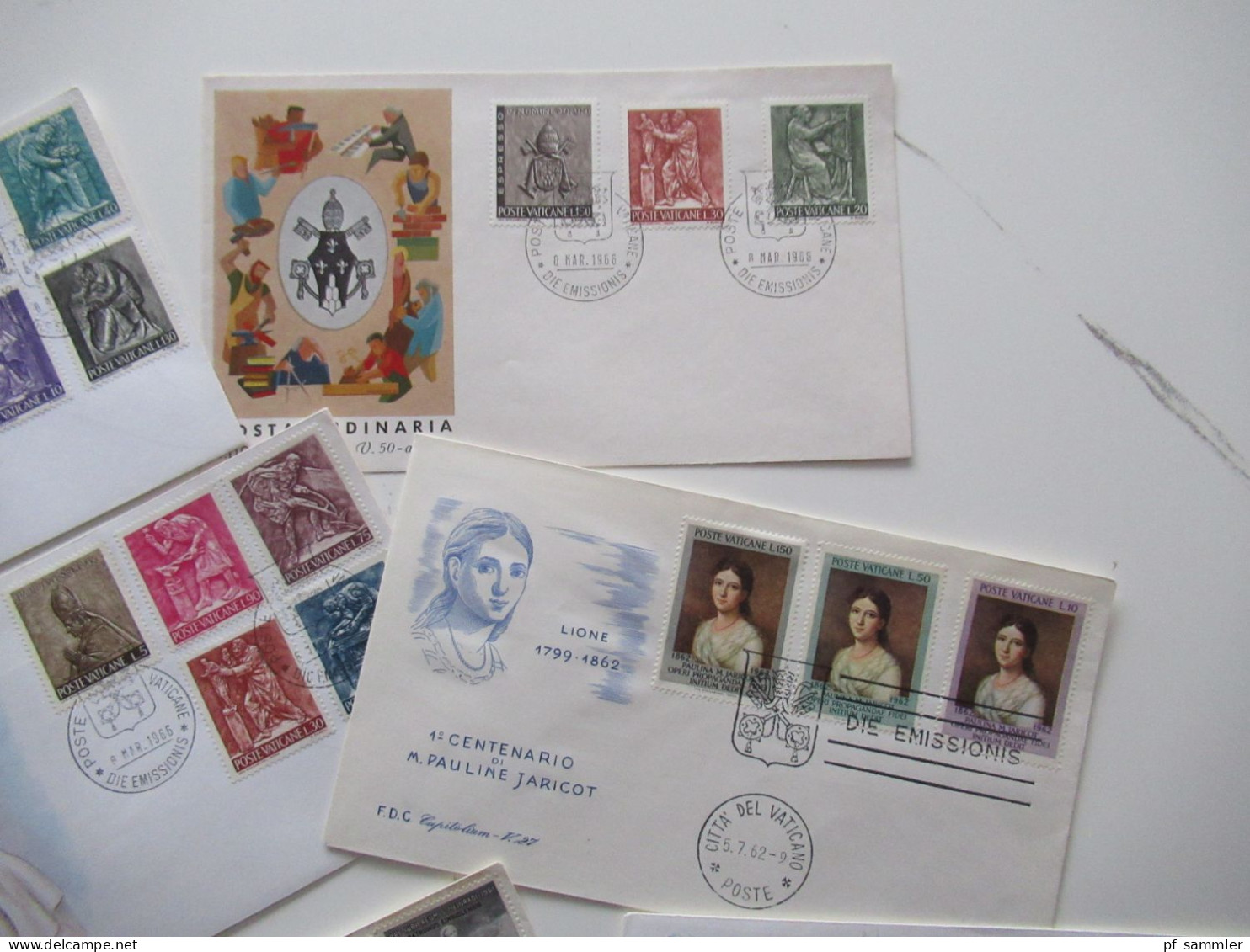 Vatikan 1960er Jahre FDC / Sonderbelege Kleiner Posten Mit 14 Stück - Cartas & Documentos