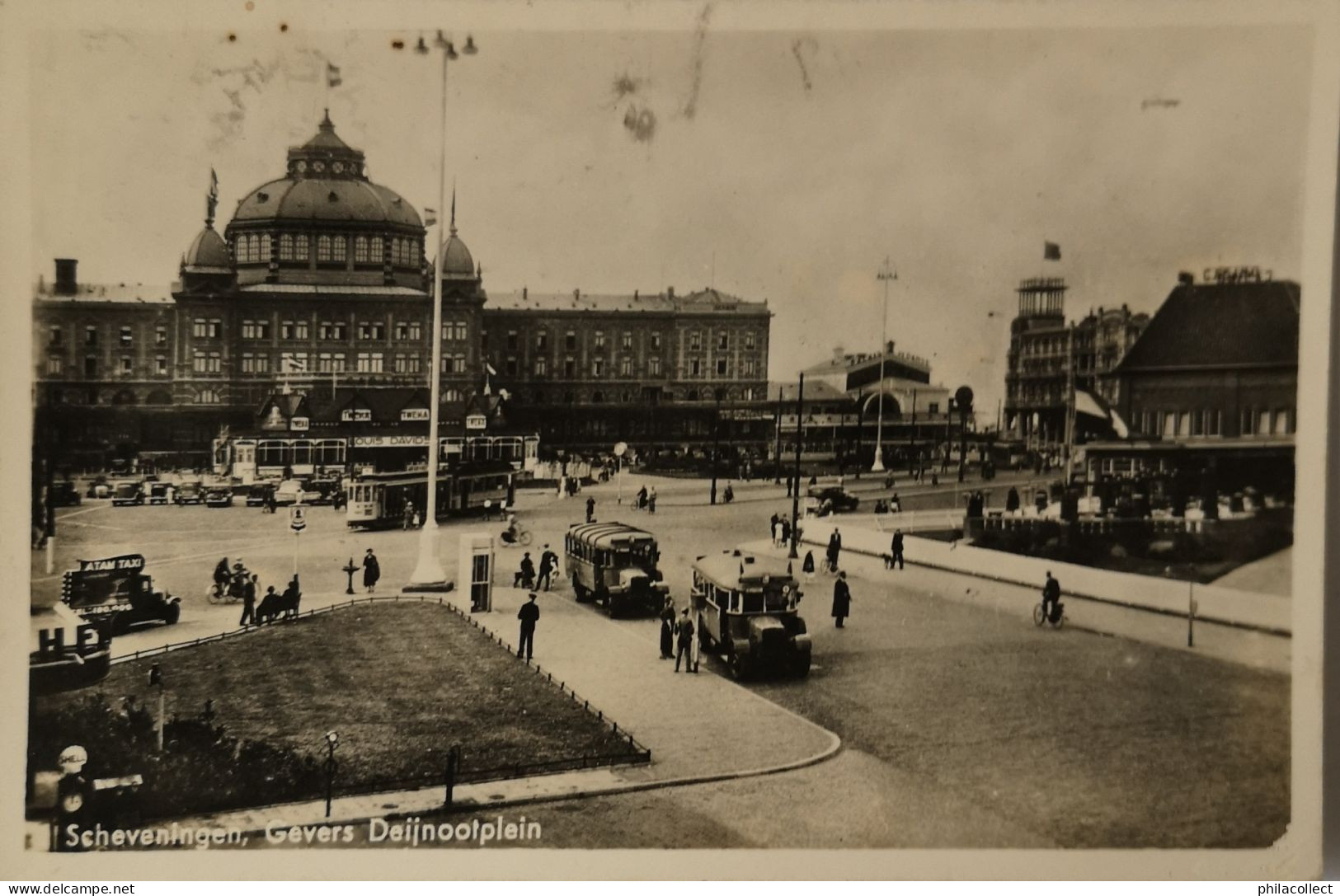 Scheveningen // Gevers Deijnootplein (Autobus Vervoersbedrijf) 1950 - Scheveningen