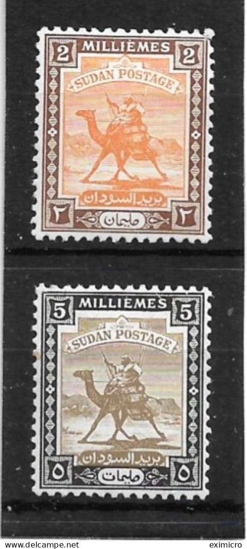 SUDAN 1948 2m, 5m SG 97, 100 UNMOUNTED MINT Cat £14.80 - Soudan (...-1951)