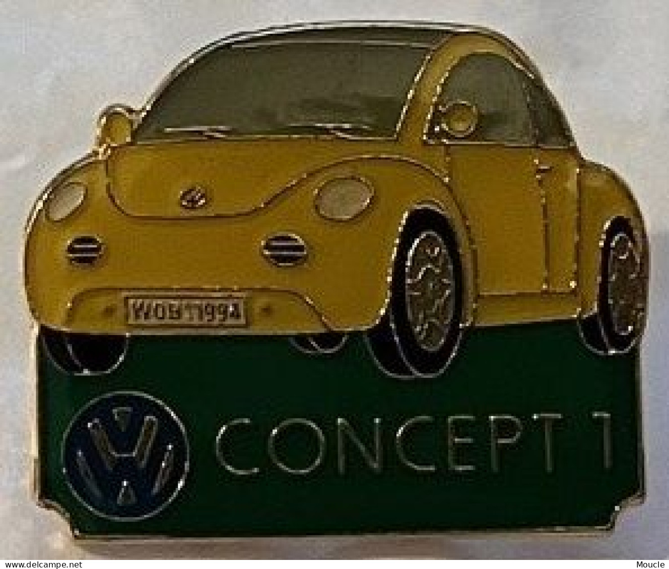 VW - VOLKSWAGEN JAUNE - CONCEPT 1 - KÄFER - VOITURE - CAR - AUTOMOBILE - AUTO - WOB 1994 -             (32) - Volkswagen