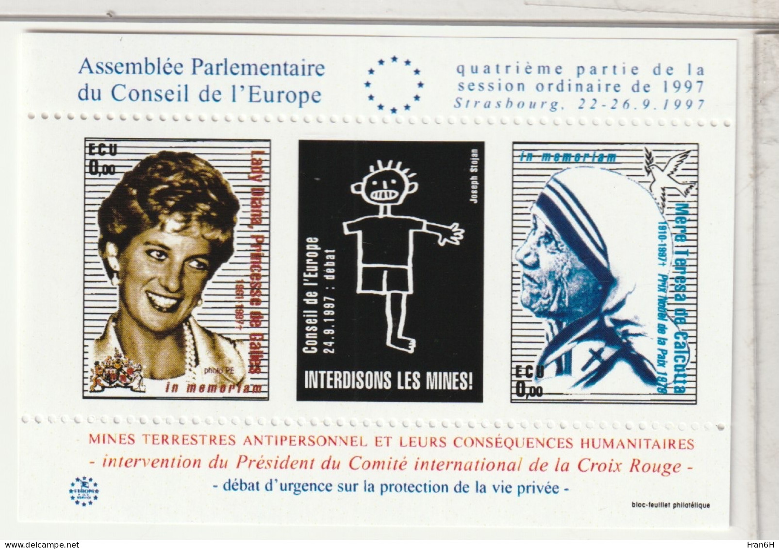 DIANA  - Bloc Neuf ** - MNH - - Familles Royales