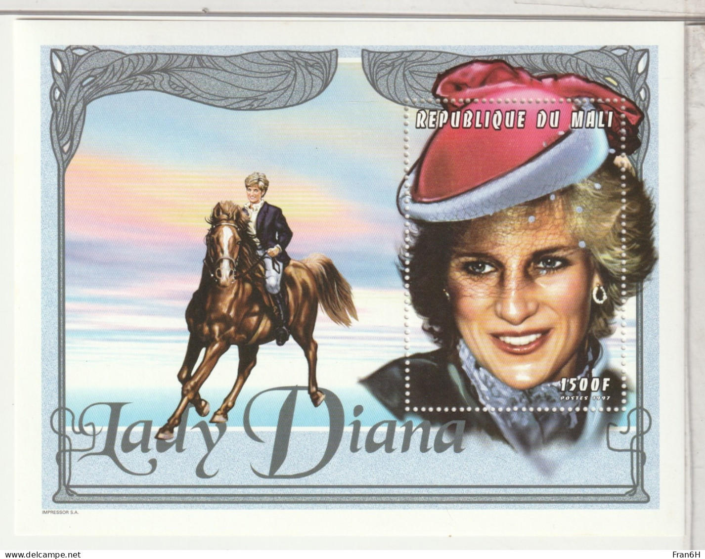 DIANA  - Bloc Neuf ** - MNH - - Familles Royales