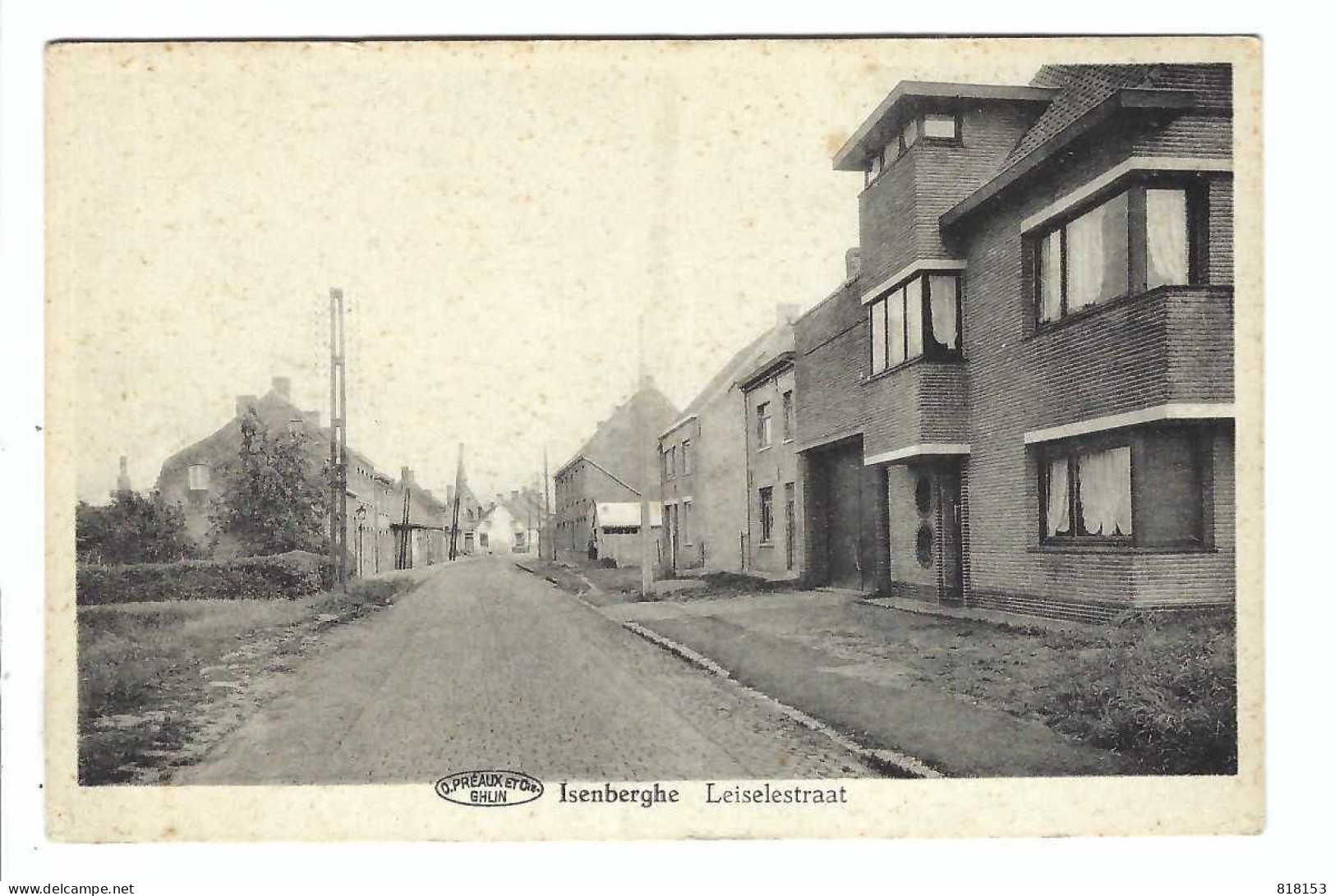 Isenberge  Isenberghe   Leiselestraat - Alveringem