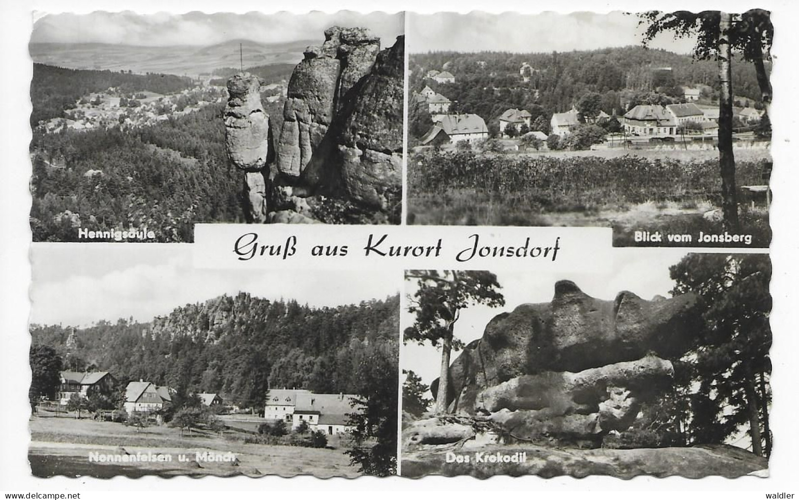 8805  KURORT JOHNSDORF (Kr. ZITTAU)  -  MEHRBILD  1963 - Jonsdorf