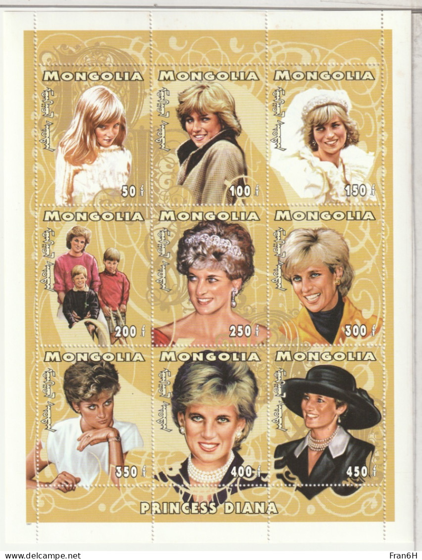 DIANA  - Bloc Neuf ** - MNH - - Familles Royales