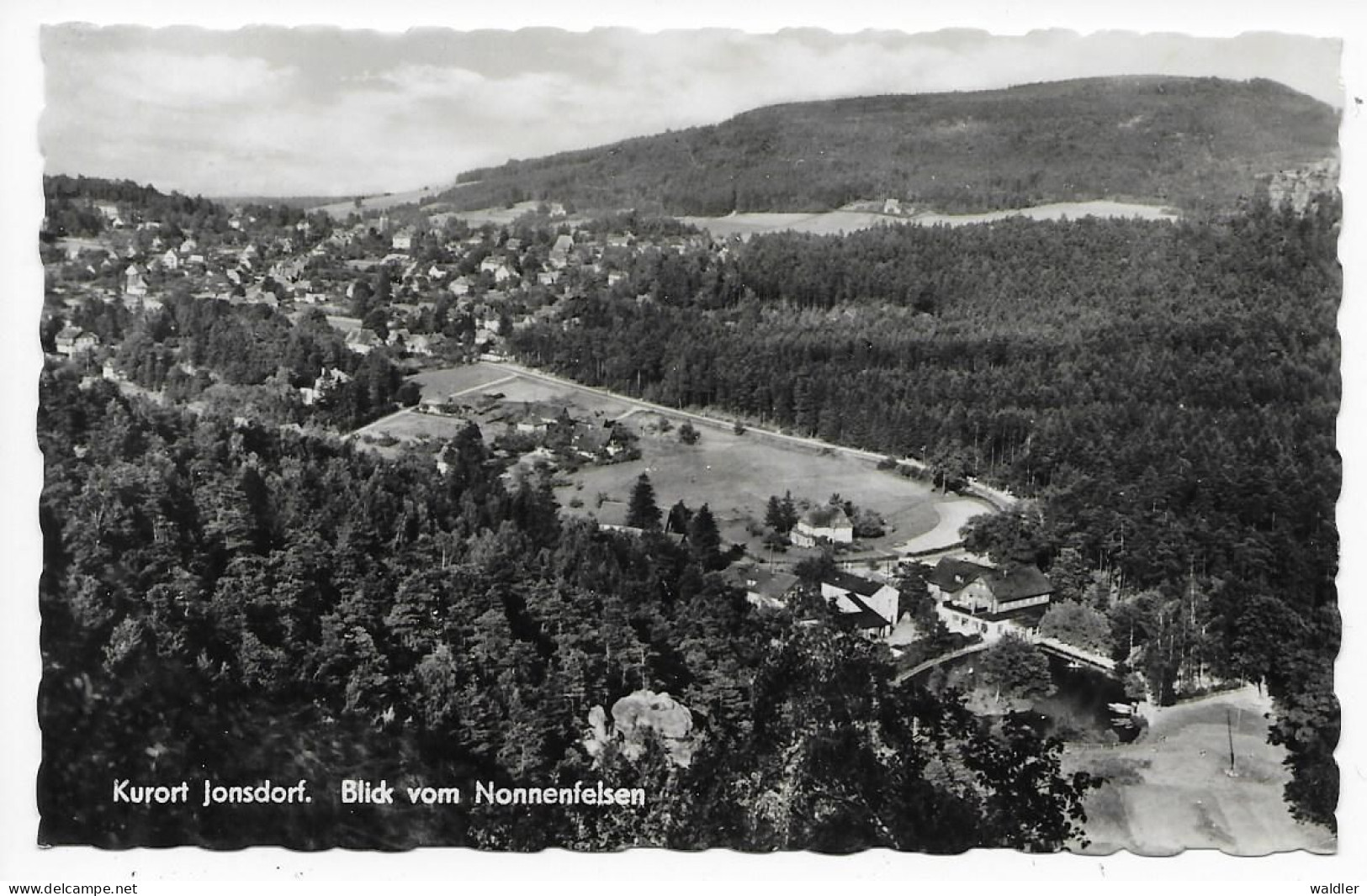 8805  KURORT JOHNSDORF (Kr. ZITTAU)  -  BLICK AUF DEN ORT - Jonsdorf