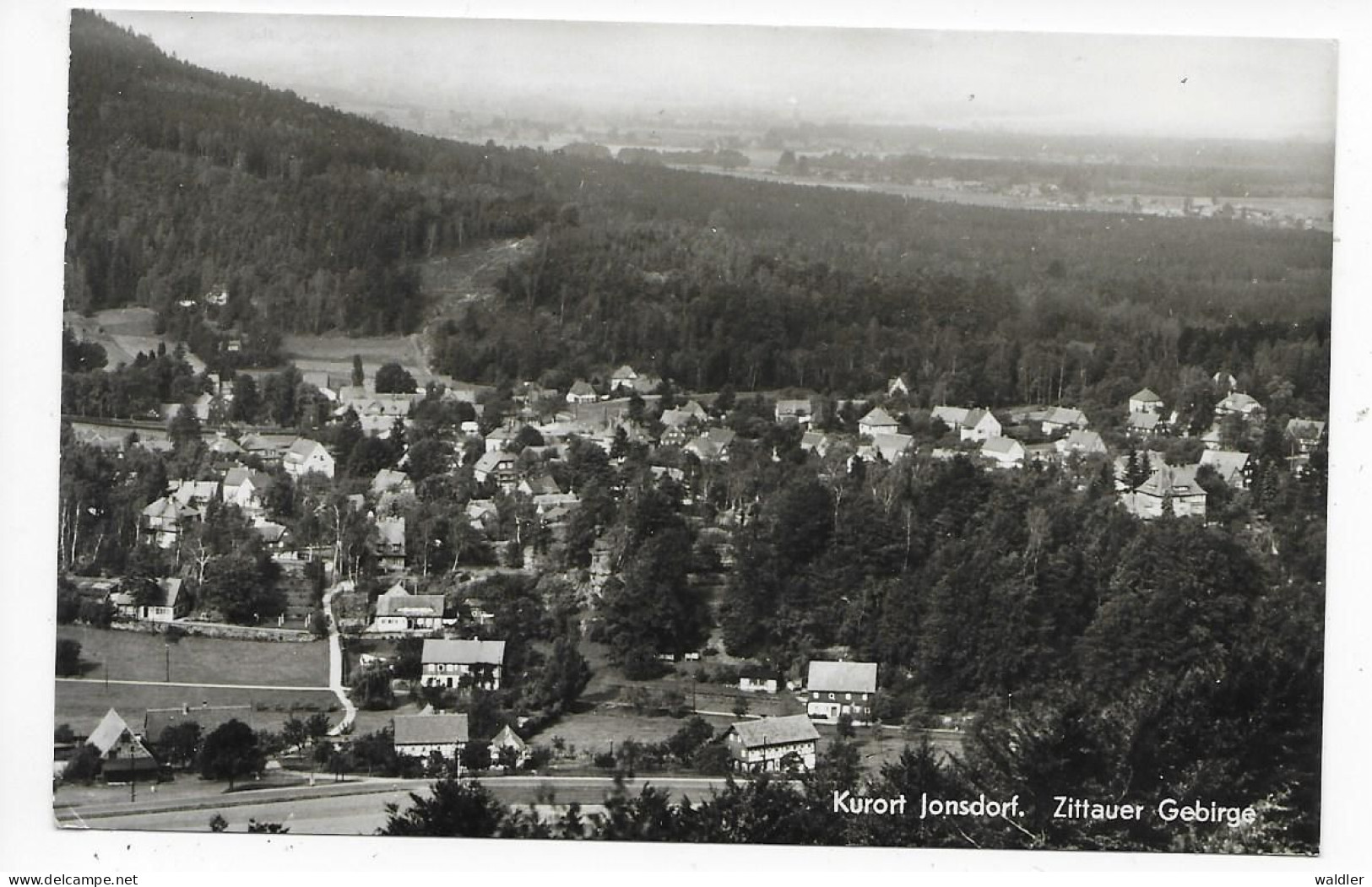 8805  KURORT JOHNSDORF (Kr. ZITTAU)  -  BLICK AUF DEN ORT - Jonsdorf