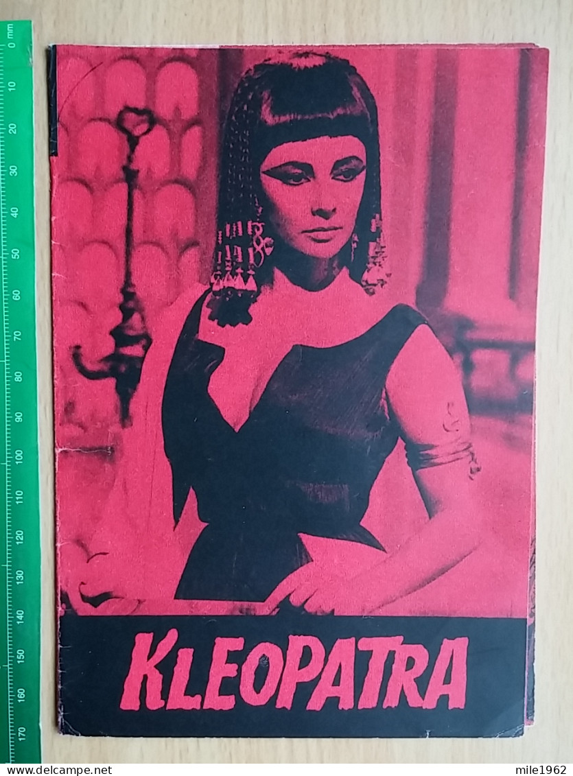 Prog 11 - Cleopatra (1963) - Elizabeth Taylor, Richard Burton, Rex Harrison, - Publicité Cinématographique