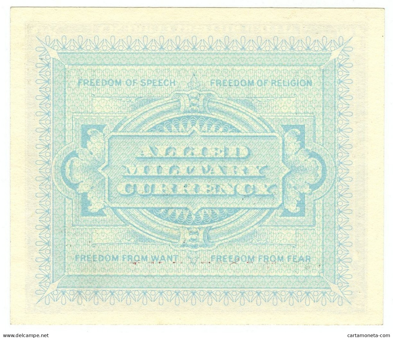 10 LIRE OCCUPAZIONE AMERICANA IN ITALIA BILINGUE FLC A-B 1943 A QFDS - Ocupación Aliados Segunda Guerra Mundial