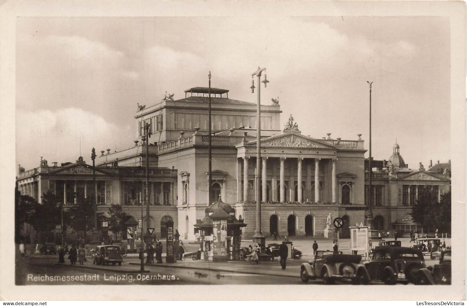 ALLEMAGNE - Reichsmessestadt Leipzig - Opernhaus - Carte Postale Ancienne - Autres & Non Classés