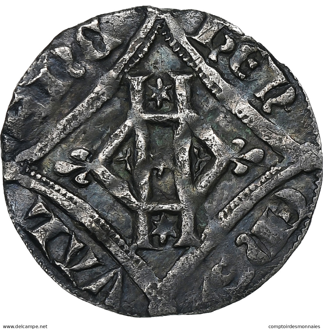 Comté De Hainaut, Guillaume Ier, Esterlin Au Losange, 1304-1337, Argent - Andere & Zonder Classificatie