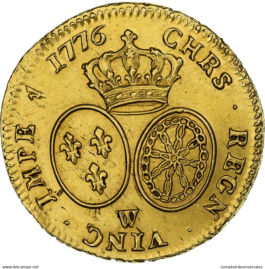 France, Louis XVI, Double Louis D'or Au Buste Habillé, 1776, Lille, Or, SUP - 1774-1791 Lodewijjk XVI