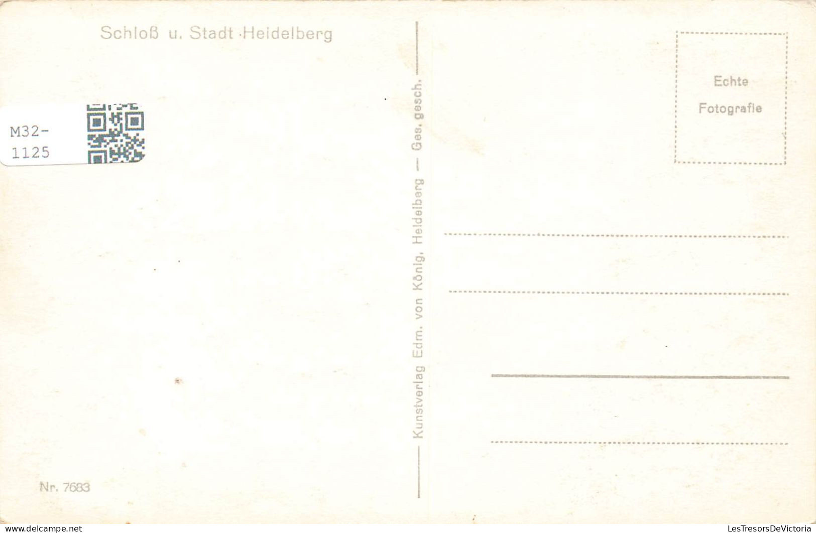 ALLEMAGNE - Heidelberg - Schlob U. Stadt - Carte Postale - Other & Unclassified